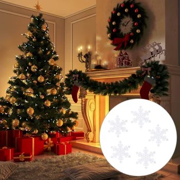 12pcs Crăciun Fulg de nea Pandantive Ornamente de Crăciun Copac Decoruri )