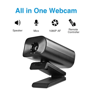 2MP 1080P All in 1 Cu 5w Difuzor Zoom 5X USB Webcam-ul de pe Youtube Pentru PC, Laptop, Video-Conferință de Fotografiere aparat de Fotografiat Construi-în Microscop