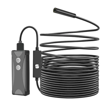 2MP 1200P 8mm Cablu Semi-Rigid Wireless WIFI Endoscop Pentru Android&ISO Telefon Inteligent Inspecție Țeavă de Aplicare