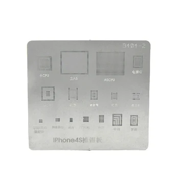 3pcs /lot telefon Mobil BGA șabloane pentru iphone 4s bga reballing stencil