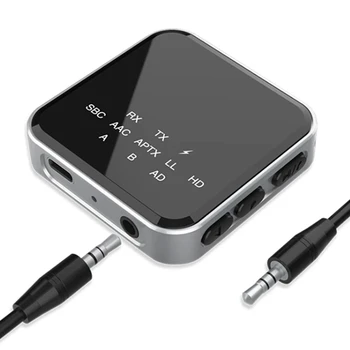 Aptx-LL Latență Scăzută Bluetooth 5.2 Audio Receptor-Transmițător Adaptor Handsfree 3.5 Mm Aux Stereo Wireless Muzica Adaptor