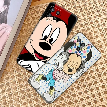 Disney Mickey Mouse-ul Logo-ul Pentru Samsung A22 4G A22 5G Silicon Moale Înapoi Telefonul Capac de Protecție Negru Tpu Caz La Coque Funda