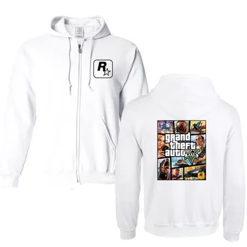 Grand Theft Auto GTA GTA5 Hanorace jachete de toamnă de primăvară de toamnă haina de iarna jacheta joc TV cu fermoar îmbrăcăminte