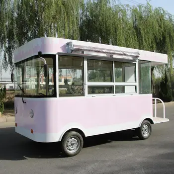 Mobil comercial Electrice de Alimentare Camion de Vânzare din Oțel Inoxidabil Hot Dog Căruțe Alimentare Stradă Debitare Van cu Gustări Fast-Food