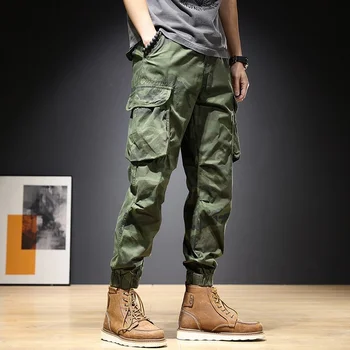 Oamenii Marfă De Vară Tactice Casual Camuflaj Glezna-Lungime Pantaloni De Moda Streetwear Usoare De Bumbac Pantaloni Largi
