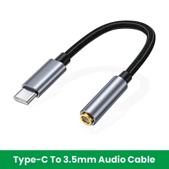 Tip C-3.5 mm Jack AUXon Cablul de Ceo 2 Cablu USB C Pentru AUX pentru Căști, Adaptor Audio Extensionnector Splitter Pentru Xiaomi 11 Realme N
